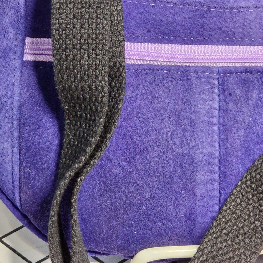 Purple Suede Hip bag /fanny pak